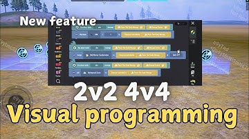 2v2 in visual programming | team split in visual programming | PUBG mobile