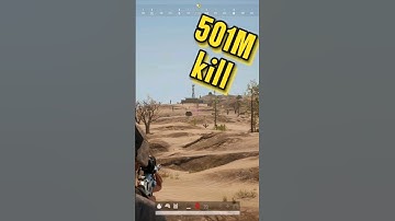 PUBG: 501m Kill - Bot or Not? - Solo Miramar #pubg #shorts #battleroyale #pubgpc #gaming #pc