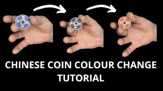 Chinese Coin Colour Change Tutorial 🎩🪄 #magic #tricks #tutorial #trending #viral #viralvideo