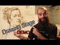 Drawing Stage Demo. How I Start a Painting. (Instructional Video Preview).