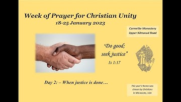 Week of Prayer for Christian Unity: Day 2
