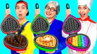 Me vs Grandma Cooking Challenge | Kitchen Hacks and Tricks by PaRaRa Challenge
