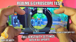 Realme 6 Pubg Gyroscope Test Full Review After Update In Hindi|realme 6 gyroscope test