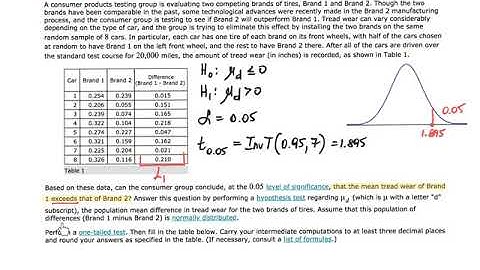 Hypothesis test for the diff. of pop. means; paired comparisons,TI-84 T-Test, Stats in ALEKS