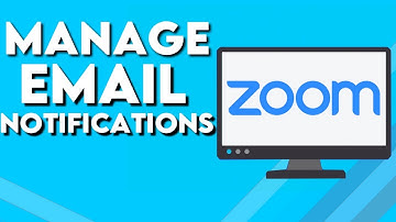 How To Manage and Edit Email Notifications on Zoom PC