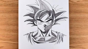 How to draw Goku step by step || Easy drawing ideas for beginners || Beginners drawing