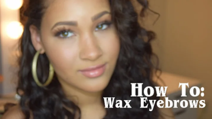 How To: Wax Eyebrows for beginners | Jessica Castano