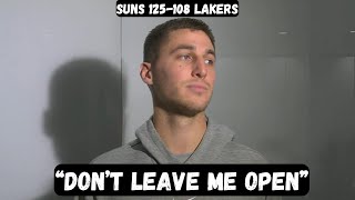 Collin Gillespie Postgame Interview after scoring 28 points - Suns vs Lakers