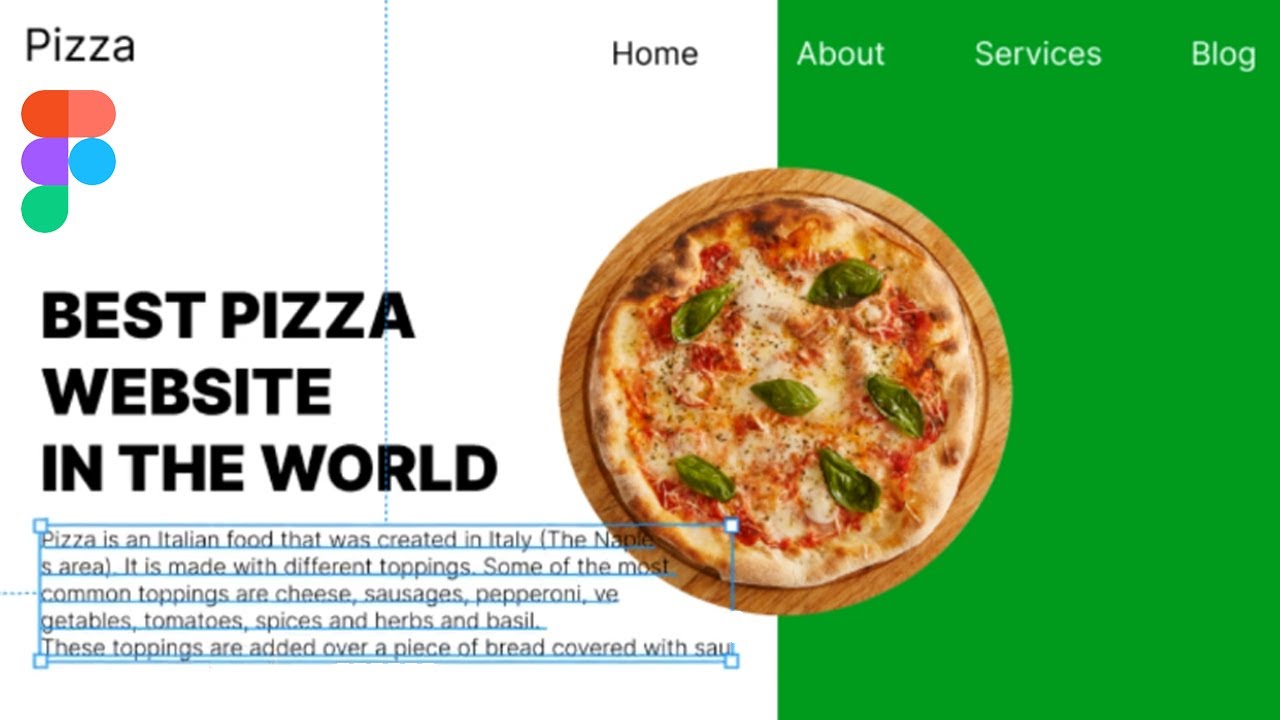Build A Pizza Website With Figma For Beginners Tutorial | Rbkidsgraphic ...