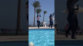Sunrise Alma bay танец возле бассейна #hotel #египет