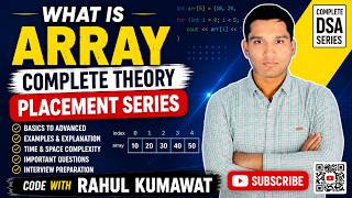 What is Array? Complete Theory in Java | Placement Series