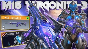 Legendary M16 Targonite-3 + Mythic Character Spectre T-3! (Best M16 Ironsight) Call Of Duty Mobile