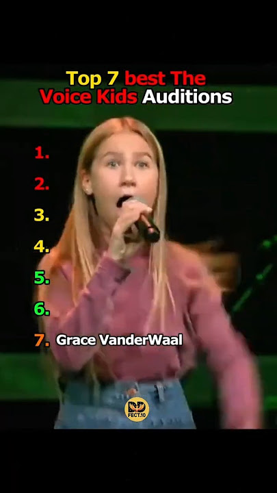 Top 7 best The Voice Kids Auditions 🤯 #thevoice #talent #talentshortsfeed