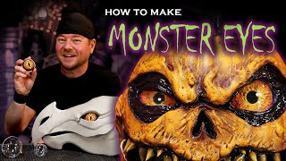 How to Make Monster Eyes out of Foam! - Easy DIY Foam Clay Dragon Eye for Cosplay and Puppets