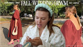 wedding guest makeup, outfit, + hair  (chatty GRWM)