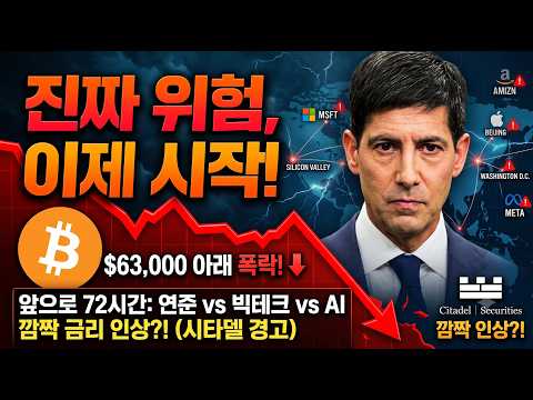 깜짝 금리 인상 가능성과 비트코인 운명의 72시간!