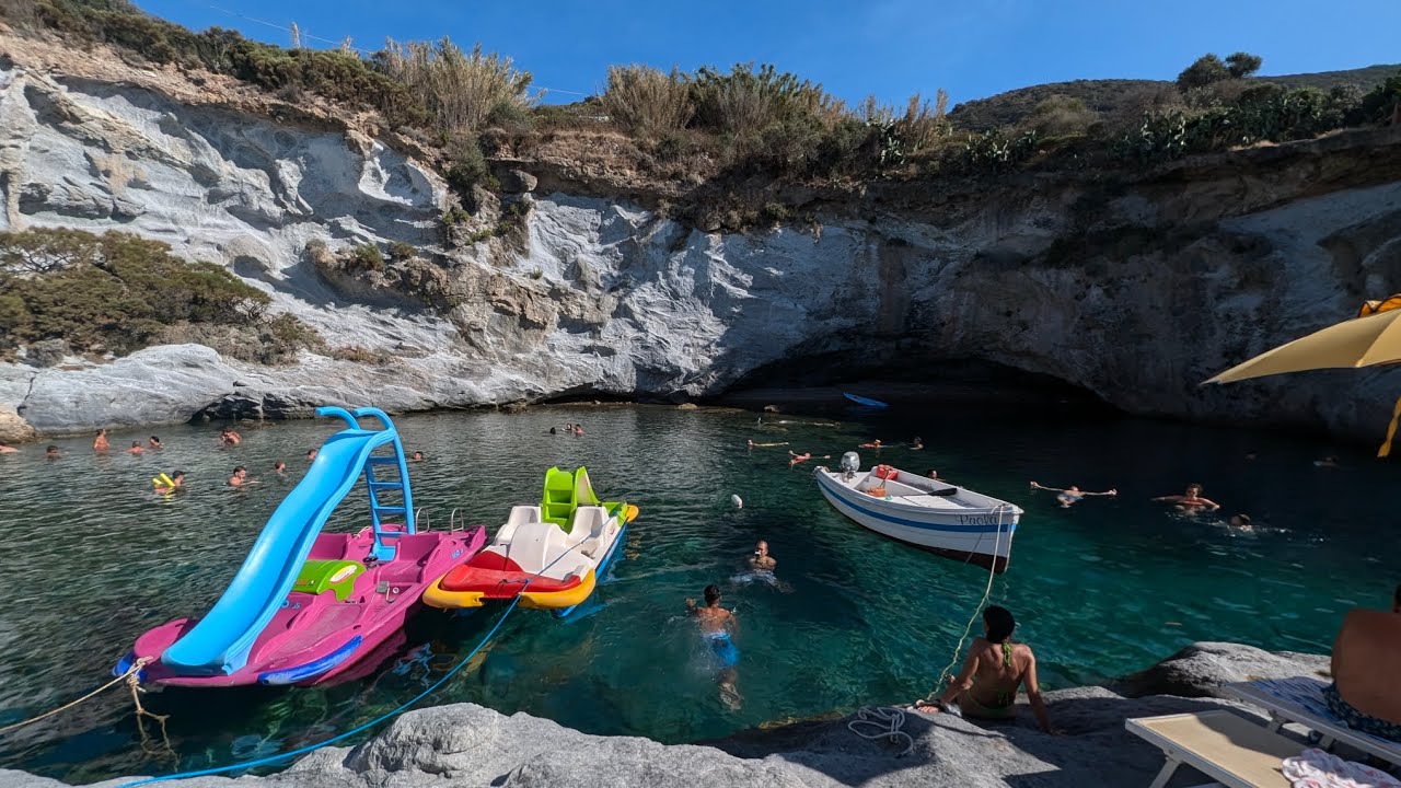 Island of Ponza,Italy.Piscine naturali & Cala feola