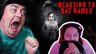 Daz Games 'Officially The Scariest Game I've Played' | REACTION (I'M NOT OK!!!!) #dazgames