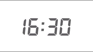 Minimal Time - 16 Minute 30 Second | Digital Time | Simple game countdown⏱