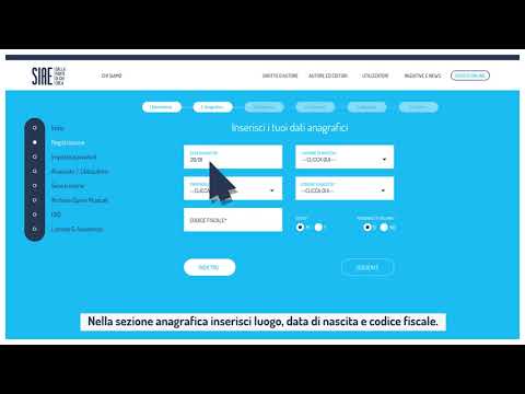 Come iscriversi ai servizi online SIAE