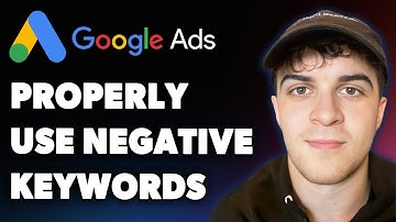 How to Properly Use Negative Keywords on Google Ads (Full 2025 Guide)