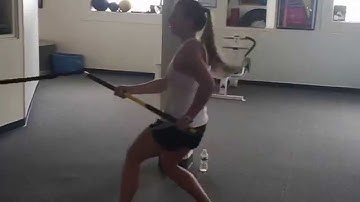 TRX RIP Step Rotational Chop