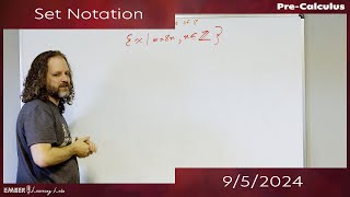 September 5, 2024 | Precalculus | Set Builder Notation
