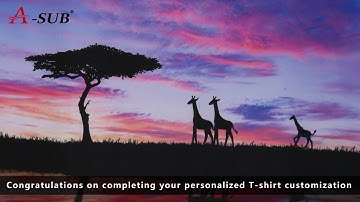 How to sublimate your shirt - A-sub Sublimation paper