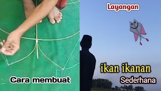 Tutorial Membuat Layangan Ikan Ikanan Sederhana   How To Make A Simple Fish Kite 