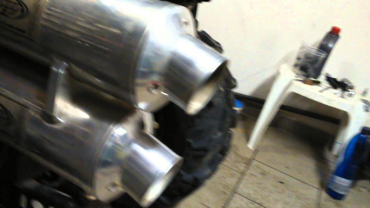LTE Dual Exhaust canam renegade YouTube
