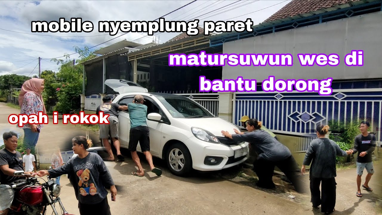 Tragedi mobil nya nyemplung paret