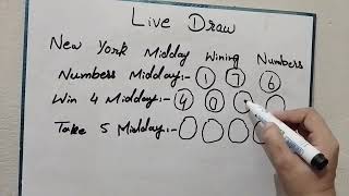 New York Midday Lottery Results For - 20 Jun, 2026 - Numbers - Win 4 - Take 5 - NY Lotto - Powerball