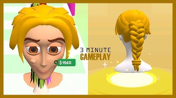 Wig Maker | 3 Minute Gameplay pt.09 | Level 33-35