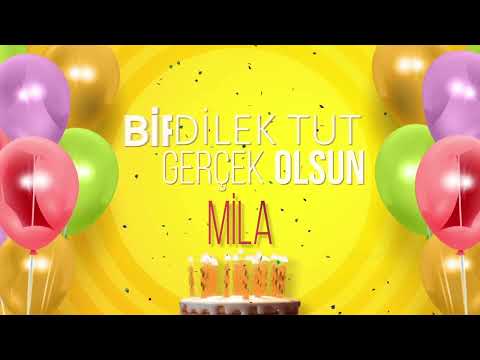 İyi ki doğdun MİLA- İsme Özel Doğum Günü Şarkısı (FULL VERSİYON)