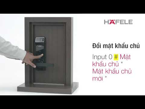 Khóa điện tử thông minh Hafele Hafele EL7700-TCS