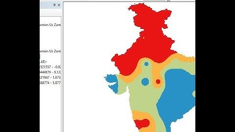 ArcGIS Geostatistical Analysis: Spatial Distribution (IDW)