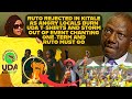 DRAMA AS RUTO IS REJECTED, HECKLED IN KITALE AS ANGRY LOCALS BURN UDA T-SHIRTS! STORM OUT OF EVENT