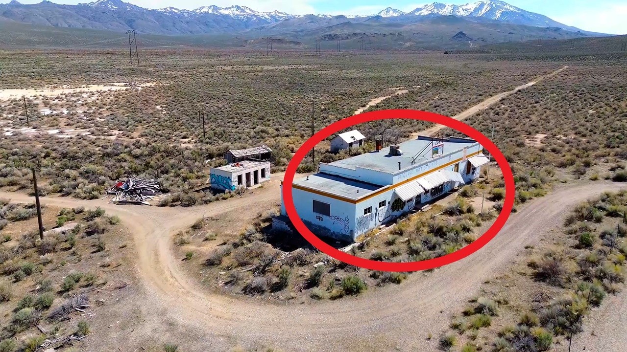 Going Inside This Unbelievable Abandoned Hot Springs Resort & Strange Desert Ghost Town In Nevada