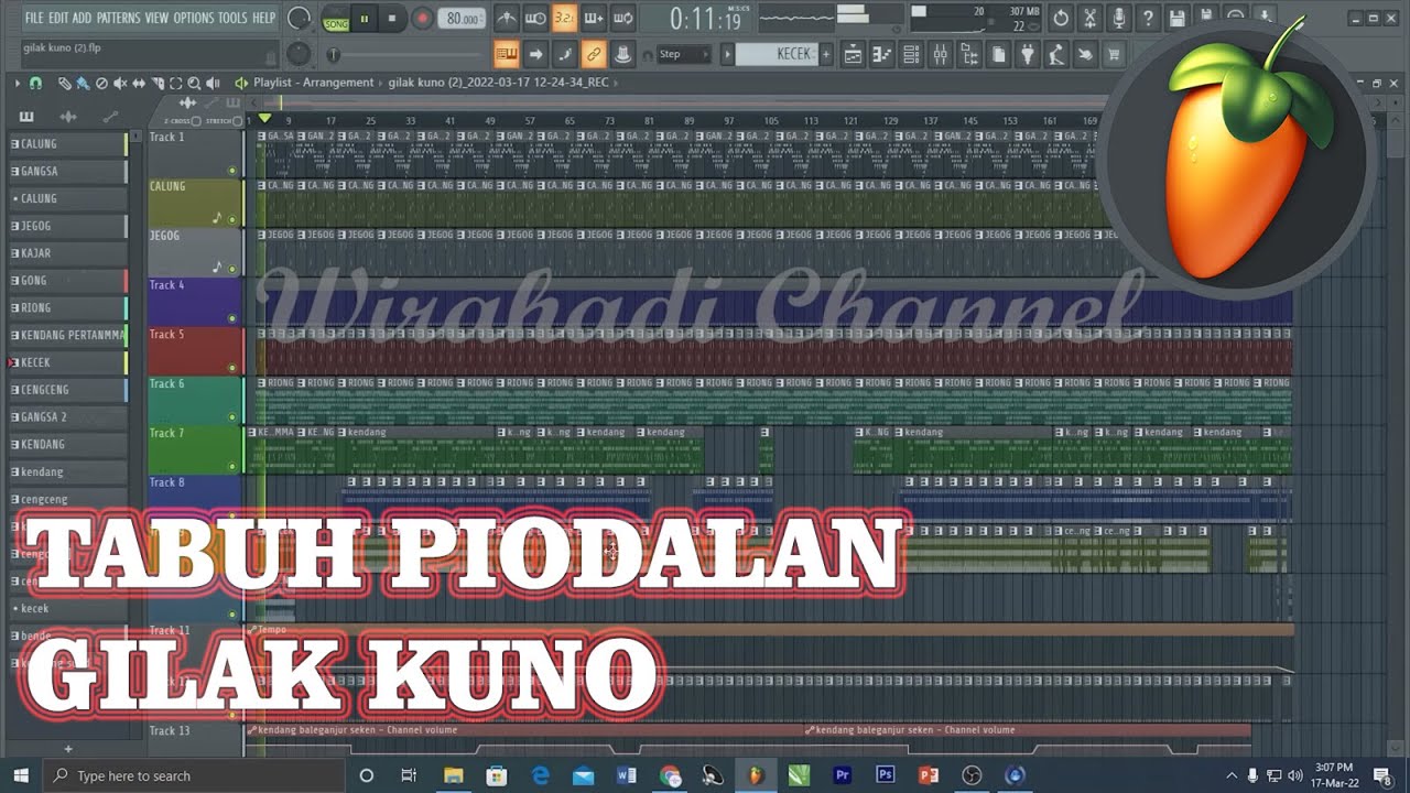 Tabuh Piodalan-Gilak Kuno