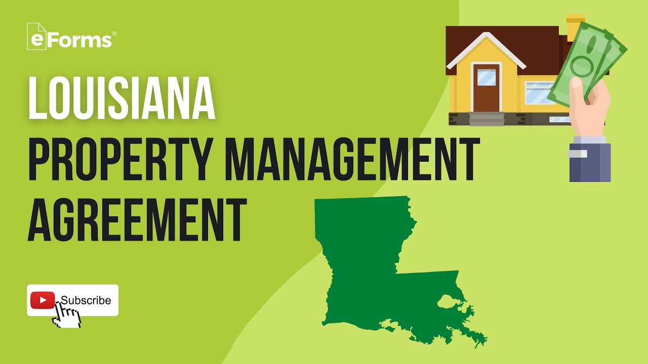 Louisiana Property Management Agreement EXPLAINED YouTube