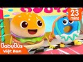 Ai mới là quán quân | Cuộc thi của Hamburger và Bánh Vòng | Hoạt hình thiếu nhi vui nhộn | BabyBus