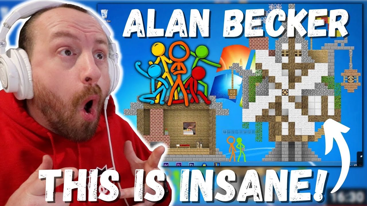 WATCHING Alan Becker for the FIRST TIME! (Animation vs. Minecraft (original)  REACTION!) 