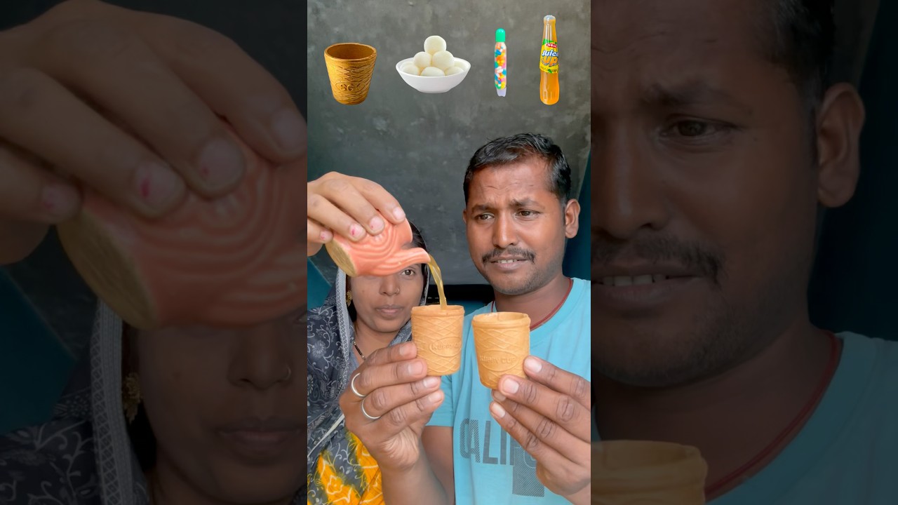 Emoji Eating White Rasgulla with Madam 