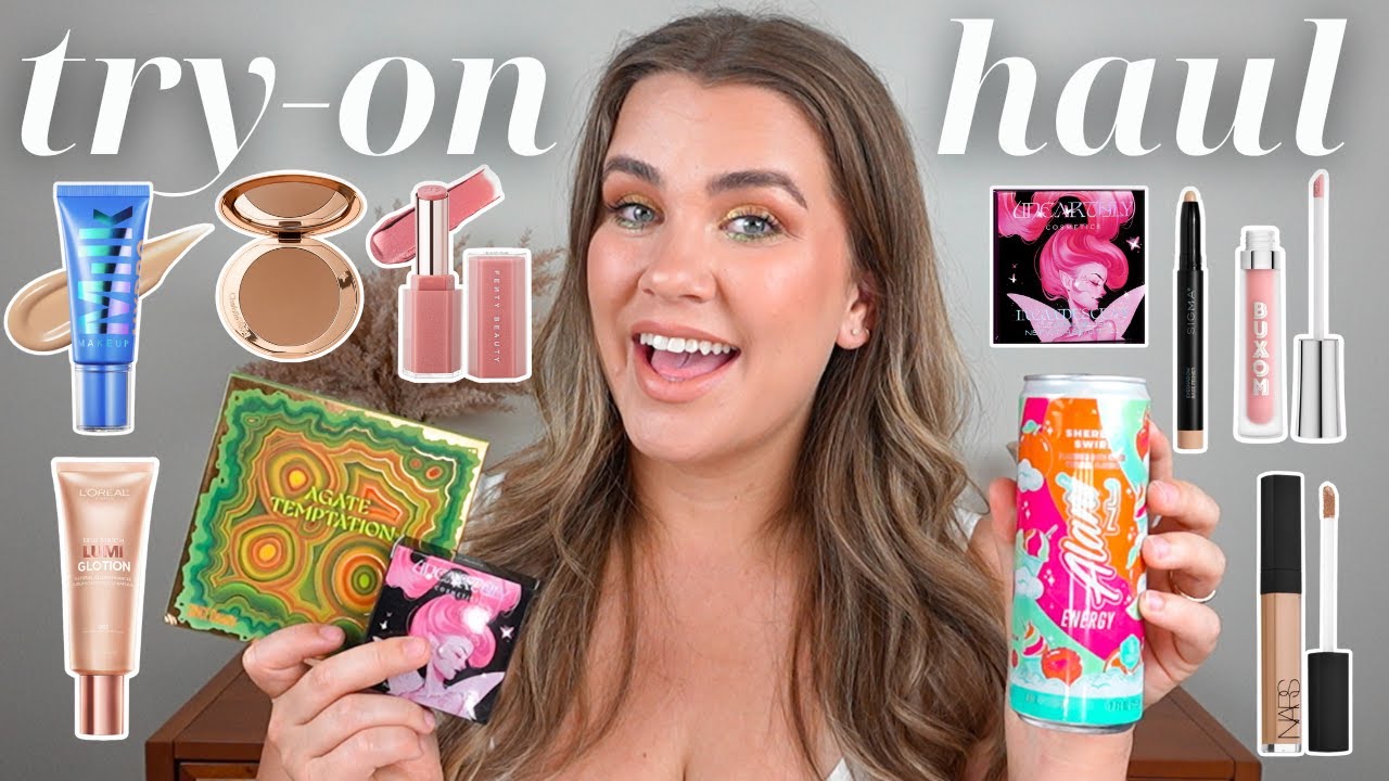 *huge* sephora & ulta try-on haul! + PR - trying new makeup! *summer 2025*