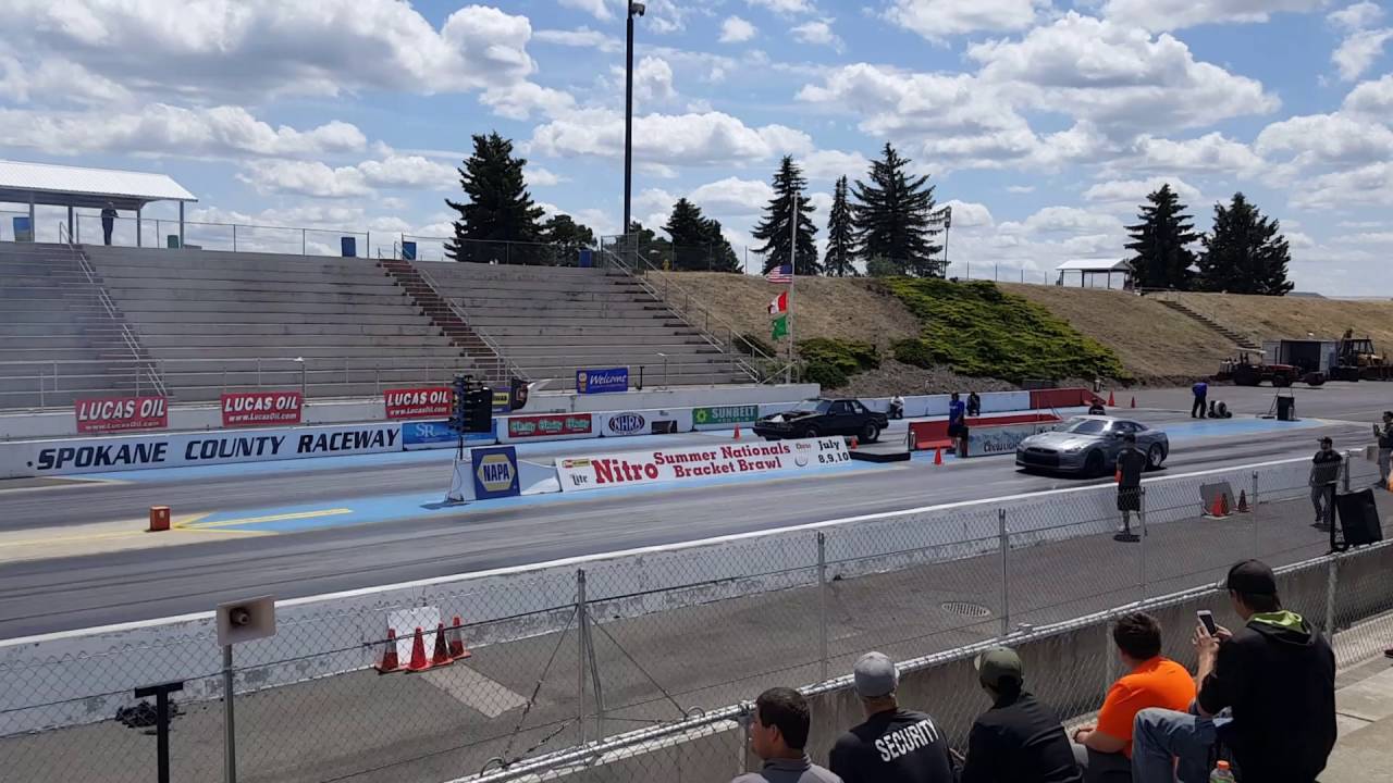 8 second Fox Body vs 8 Second GTR | NORTH POLE RACING