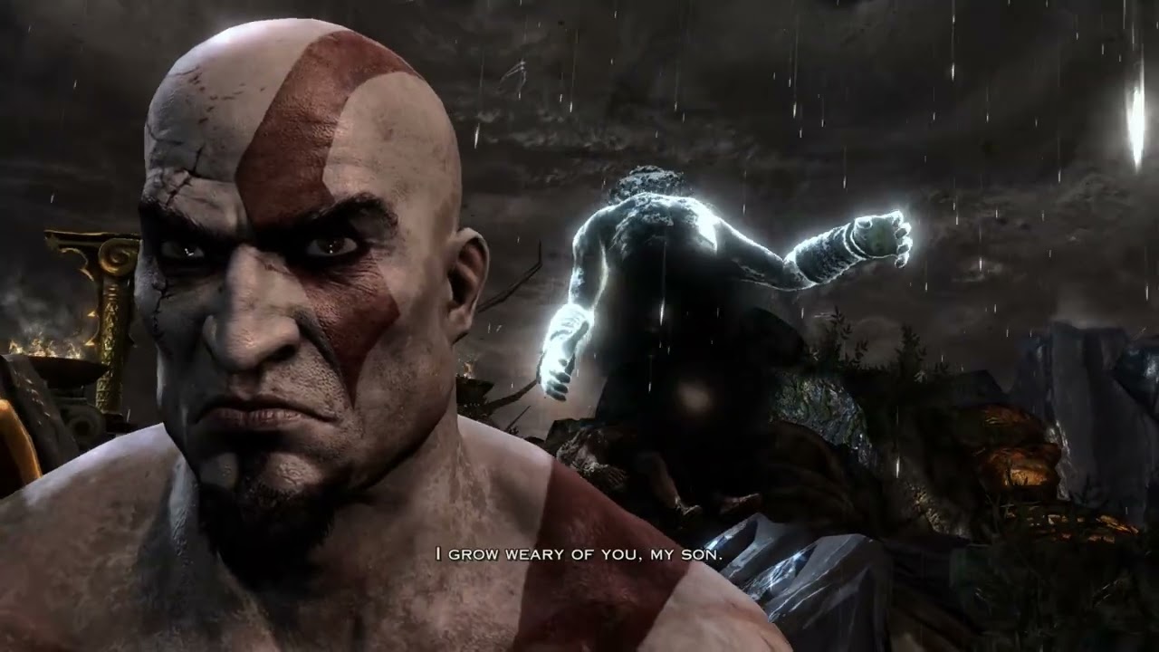 GOD OF WAR III Killing Zeus with Parrying Only Difficulty :Titan (Hard) KEYBOARD Config Only !!