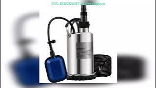 A must-have product! SucceBuy Sewage Pump Submersible Sump Pump Water Pump 550W - 2200W for Pumpin