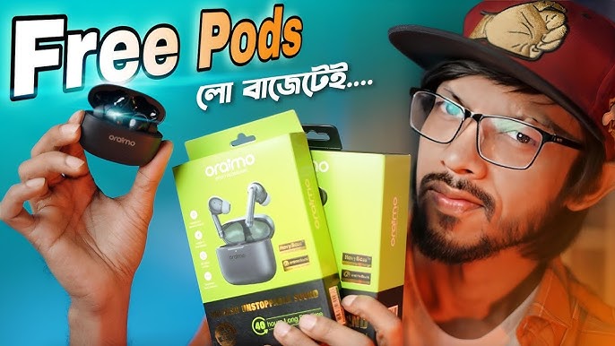 oraimo FreePods Lite 40-hour Playtime ENC True Wireless Earbuds