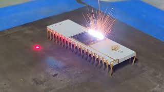Brazed ceramic laser decap