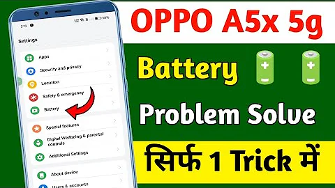 OPPO A5x 5g Me Battery 🔋 Problem Solve 💯 ( Battery 🔋 Problem Pix 💯 ) Battery 🔋 Problem Pix